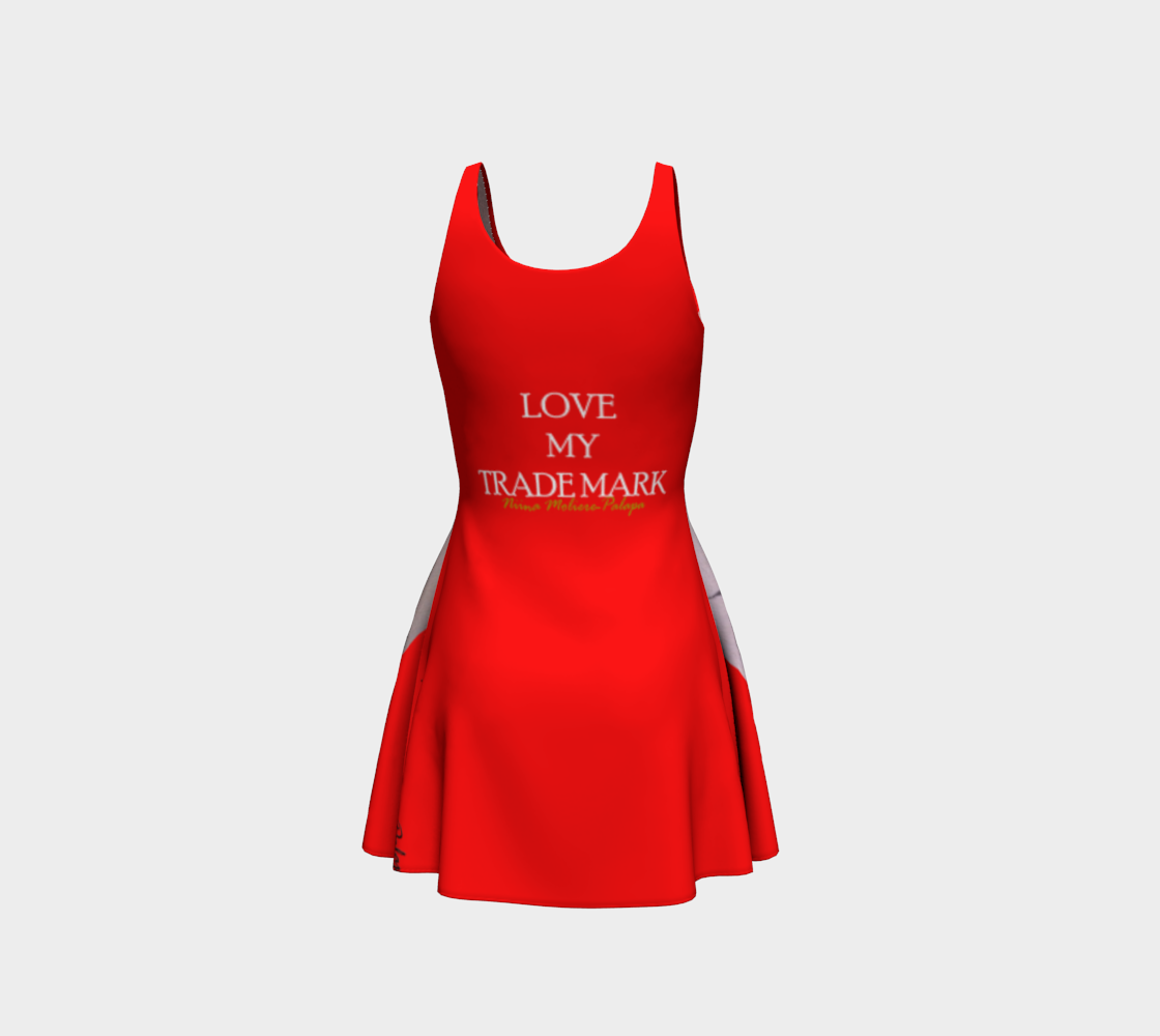 Flare dress art
