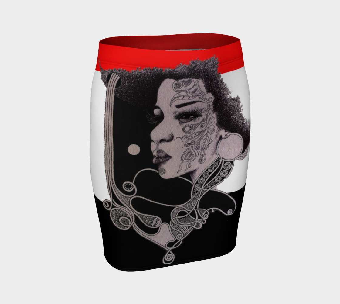 fitted skirt art