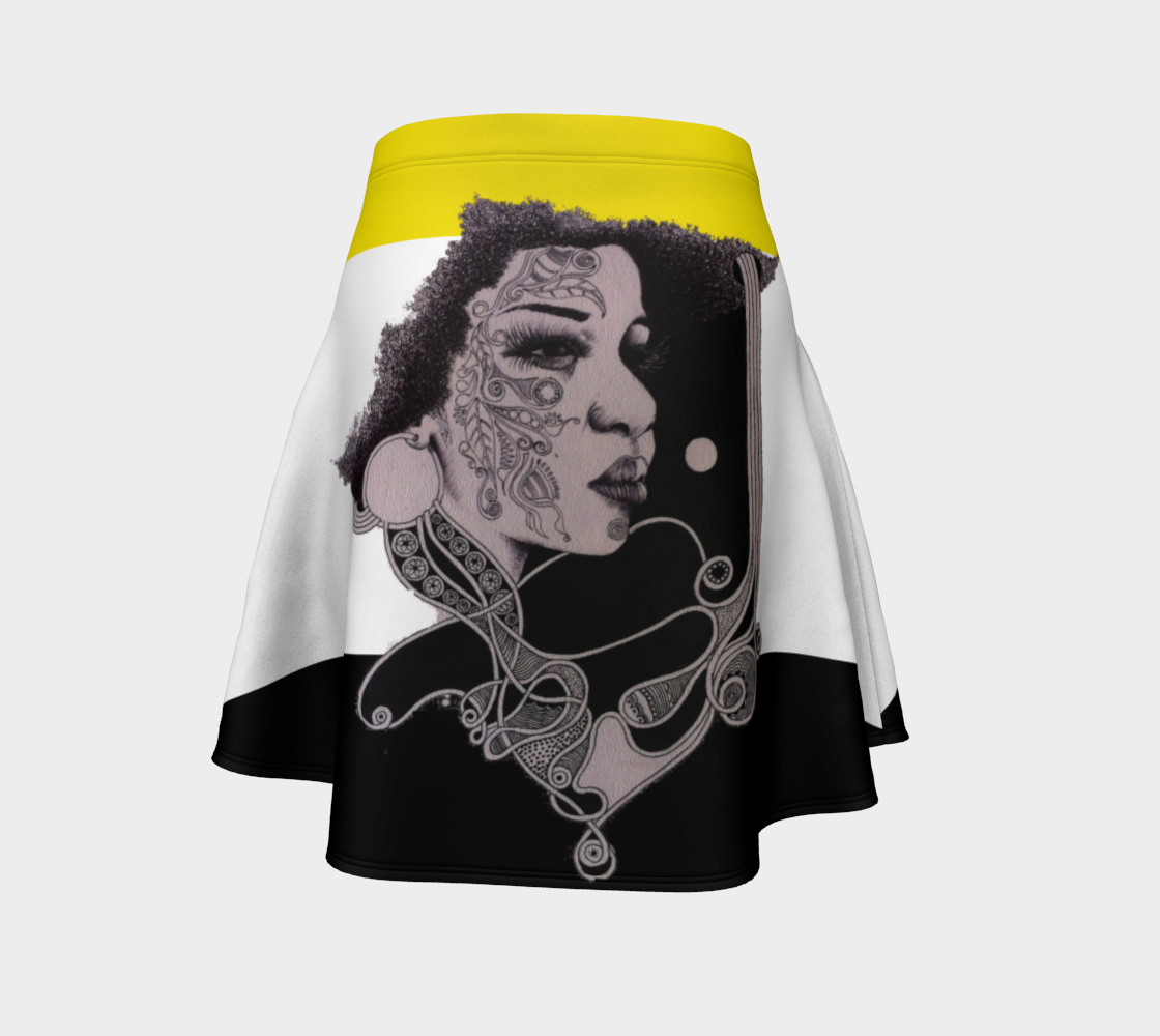flare skirt art