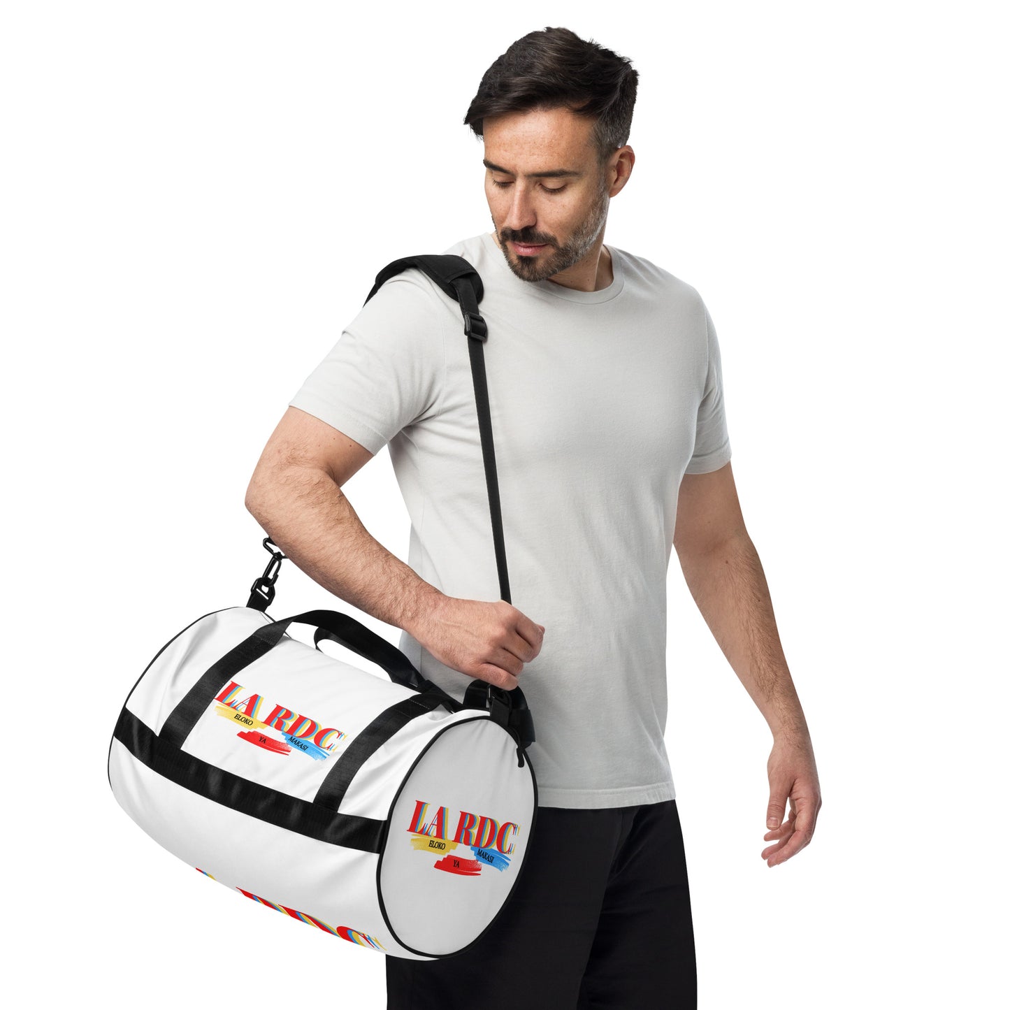 All-over print gym bag