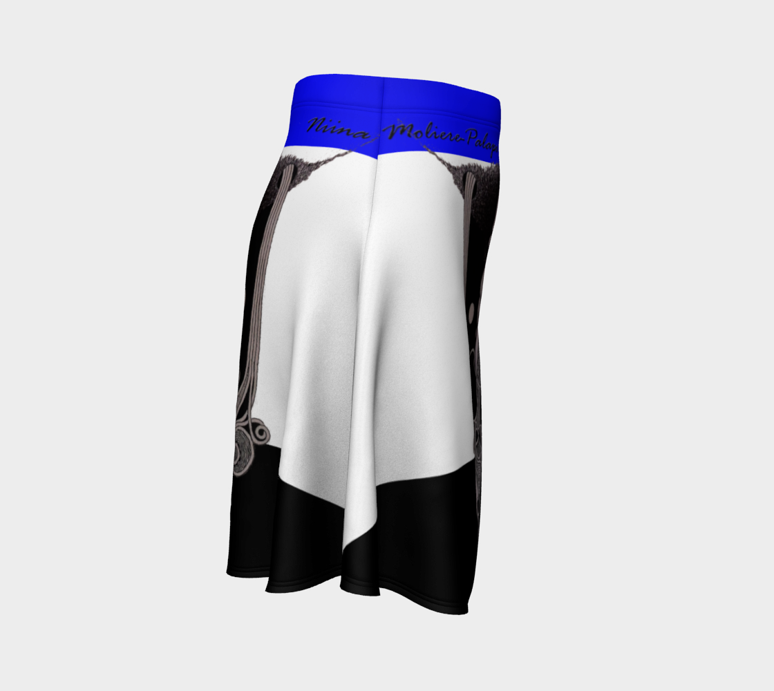 flare skirt art