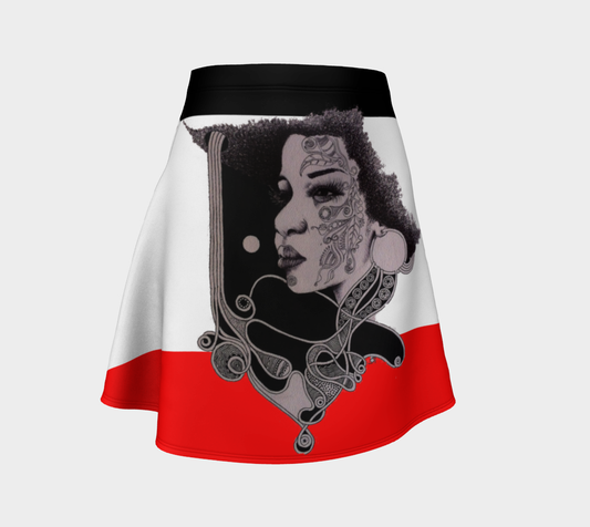 flare skirt art