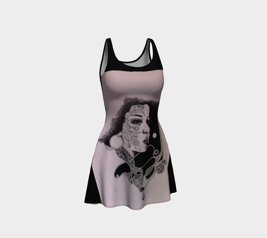 flare dress art