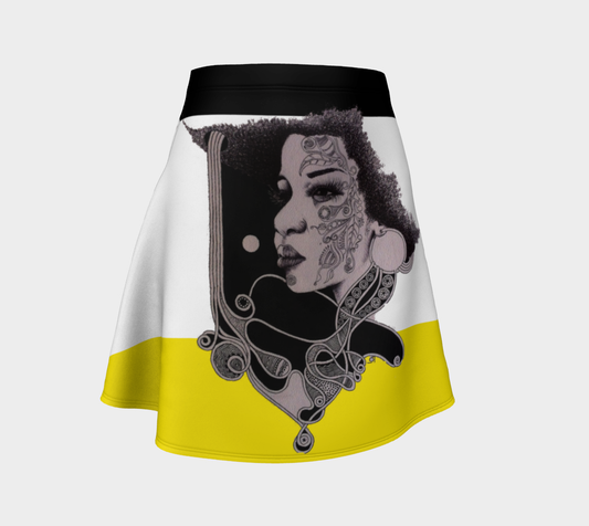 flare skirt art