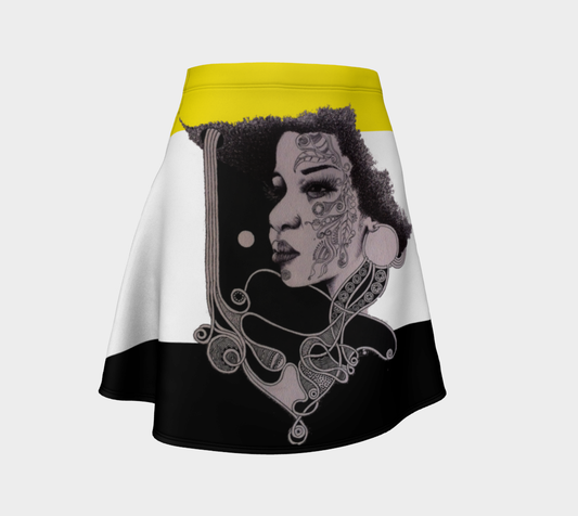 flare skirt art