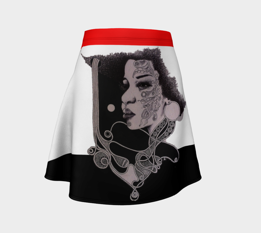 flare skirt art