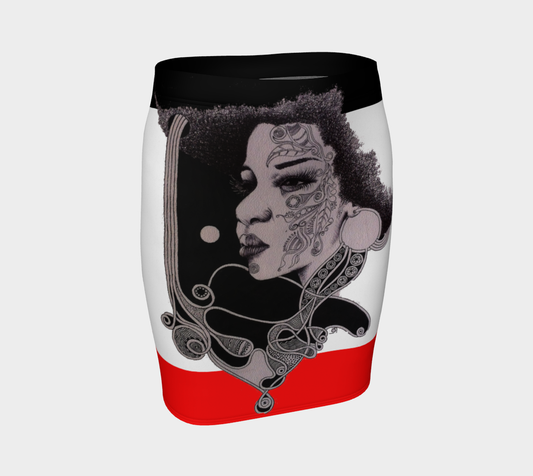 Fitted skirt art