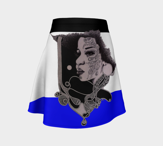flare skirt art